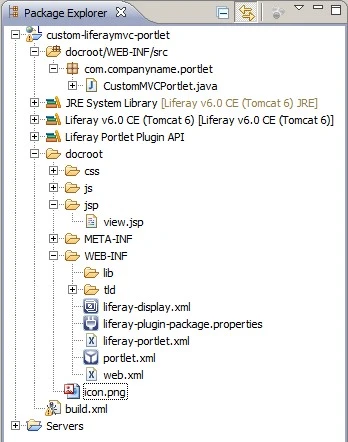 Updated Liferay project structure Updated Liferay project structure