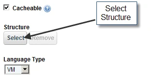 Selecting Structure while creating Template in Liferay