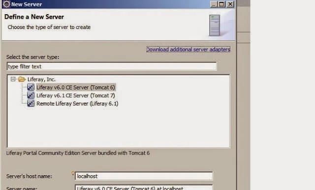 Configuring Liferay server in Eclipse Configuring Liferay server in Eclipse