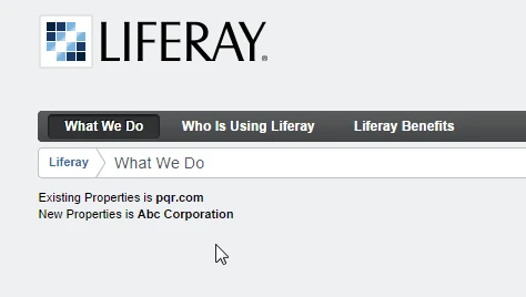 Showing properties from portal-ext.properties from different location Showing properties from portal-ext.properties from different location