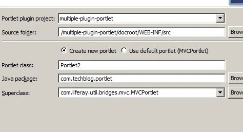 Adding new Portlet in existing Liferay plugin project Adding new Portlet in existing Liferay plugin project