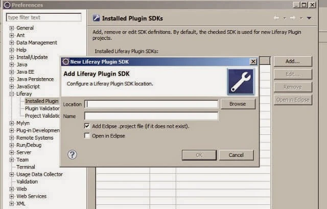 Configuring Liferay SDK Configuring Liferay SDK