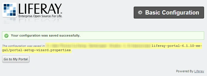 Liferay configuration settings and its path Liferay configuration settings and its path