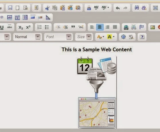 Image showing in WYSING editor in Liferay Web content