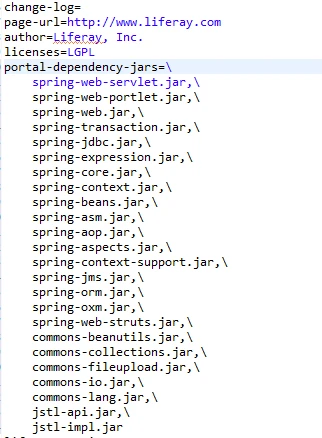Spring MVC Portlet in Liferay - jar added in plugin package Spring MVC Portlet in Liferay - jar added in plugin package