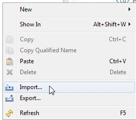 How to Import / Configure Liferay Source in Eclipse - import option How to Import / Configure Liferay Source in Eclipse - import option