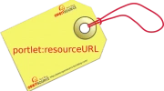 Resource URL by portlet tag portlet:resourceURL